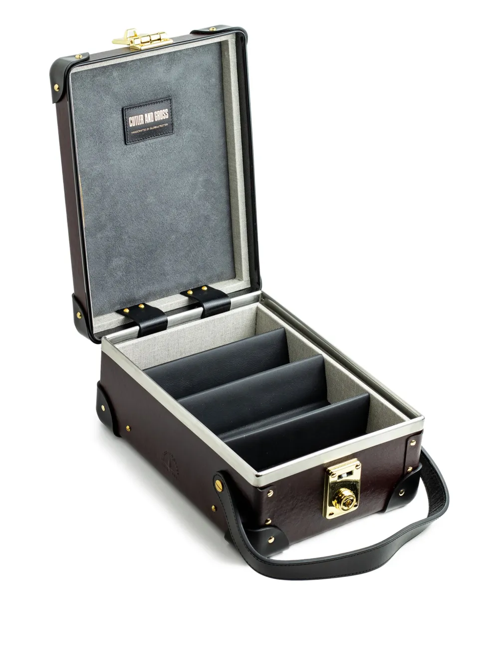 Cutler And Gross Globe-trotter Collectors Case In Brown