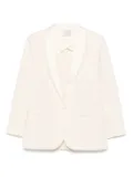 Alysi patterned-jacquard blazer - Neutrals