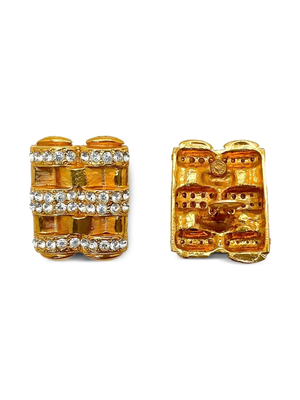 Jennifer Gibson Jewellery 1980s Butler & Wilson Deco earrings | Image 2