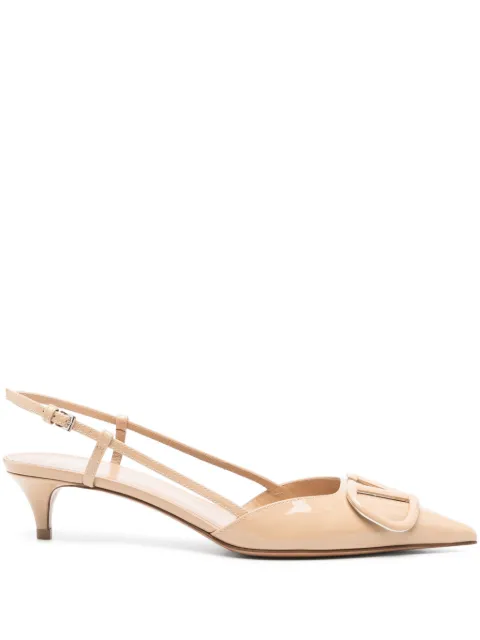 Valentino Garavani 50mm Vlogo slingback pumps