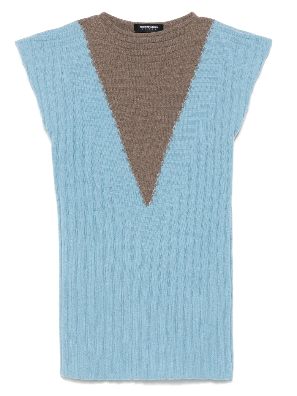 Kiko Kostadinov Dakota vest | Blue | Image 1