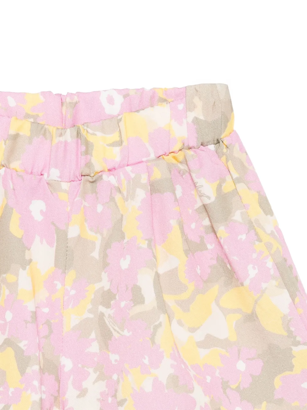 MSGM Kids Shorts met bloemenprint Roze
