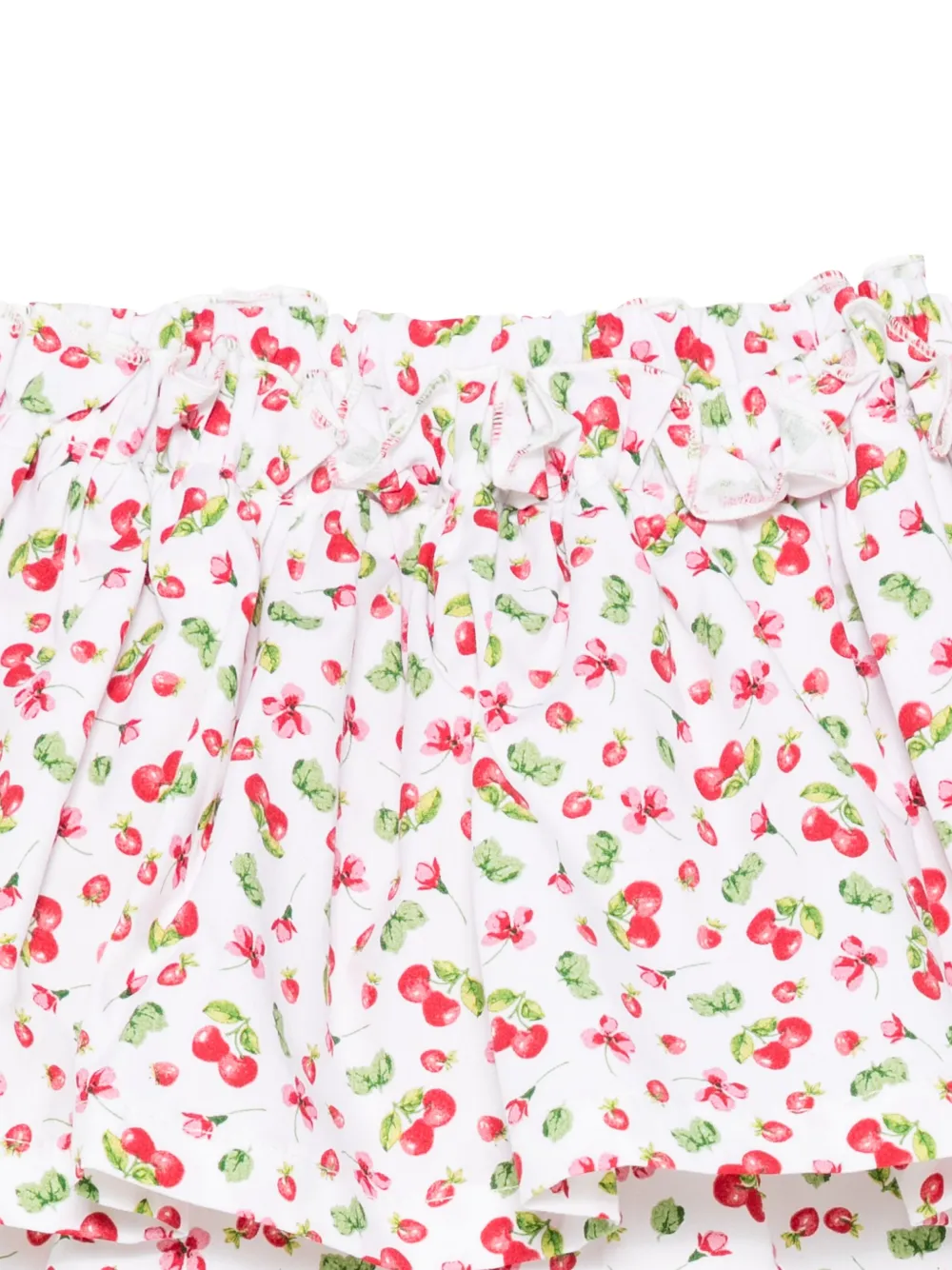 Mariella Ferrari Rok met kersenprint Wit