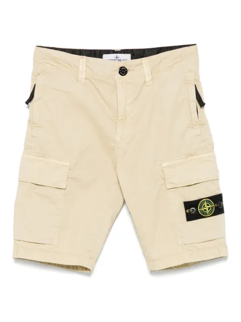 Stone Island Junior Compass-badge shorts
