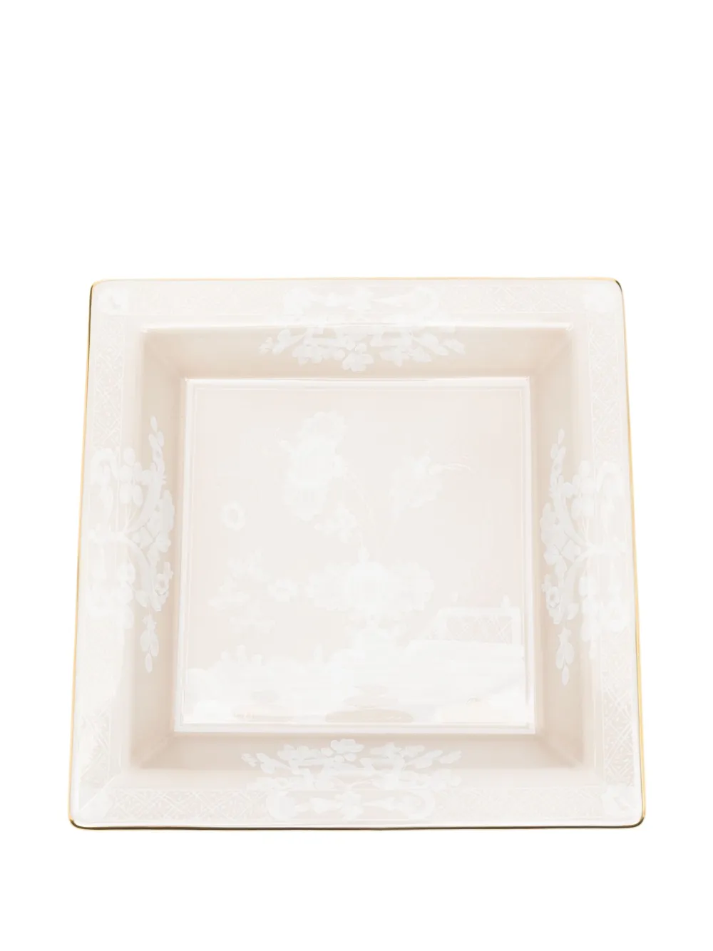 GINORI 1735 large Change tray (24,5cm x 24,5cm) | Neutrals | Image 1