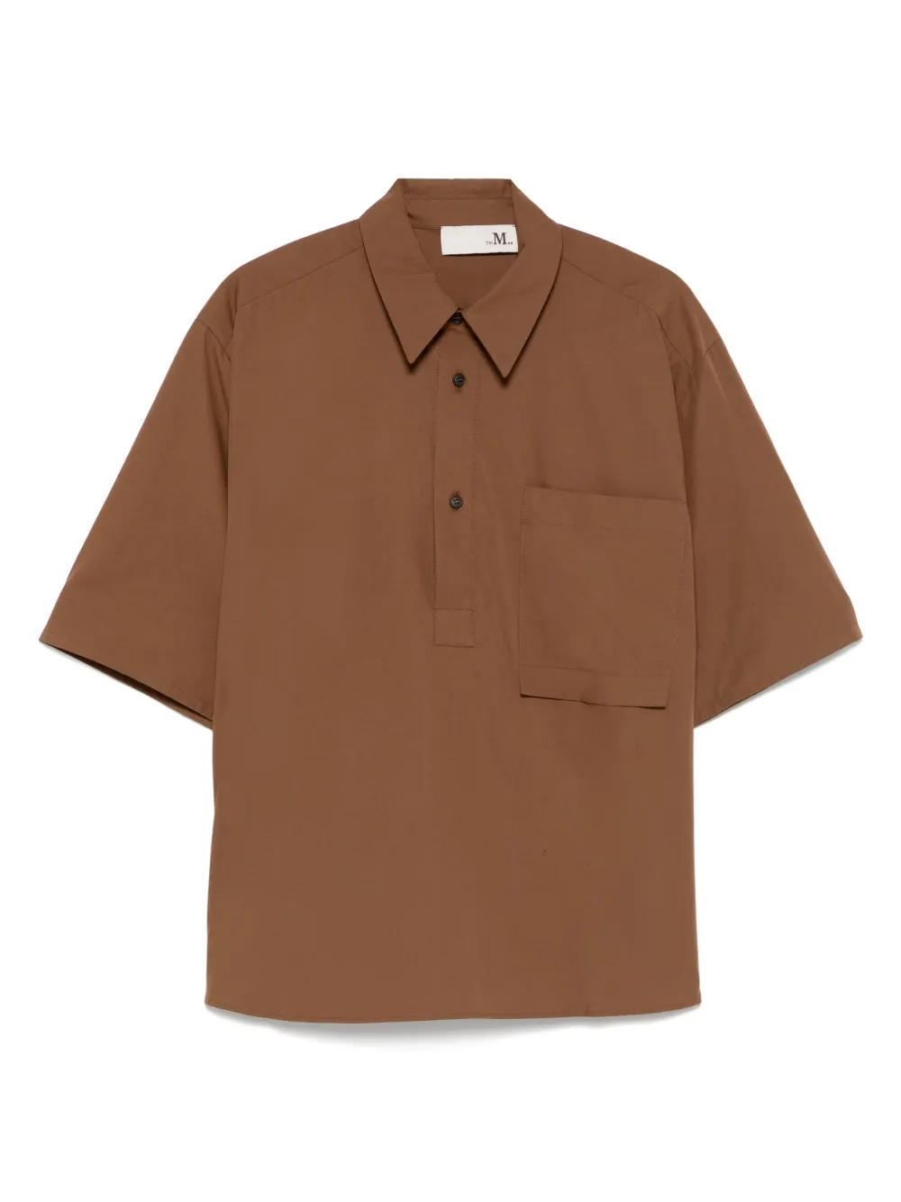THE M camisa de algodón | marrón | Image 1