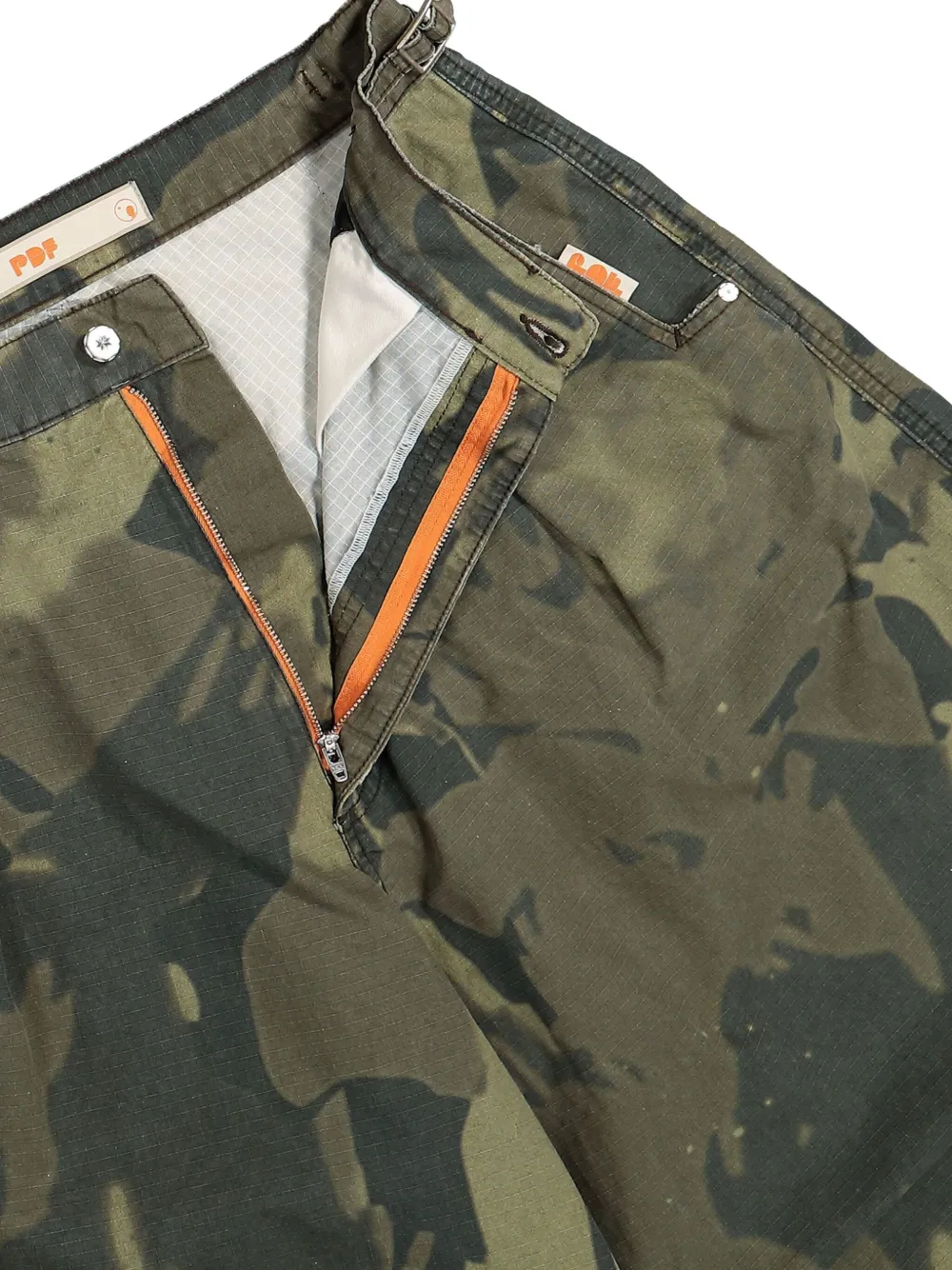 Rick Owens DRKSHDW Shorts met camouflageprint Groen