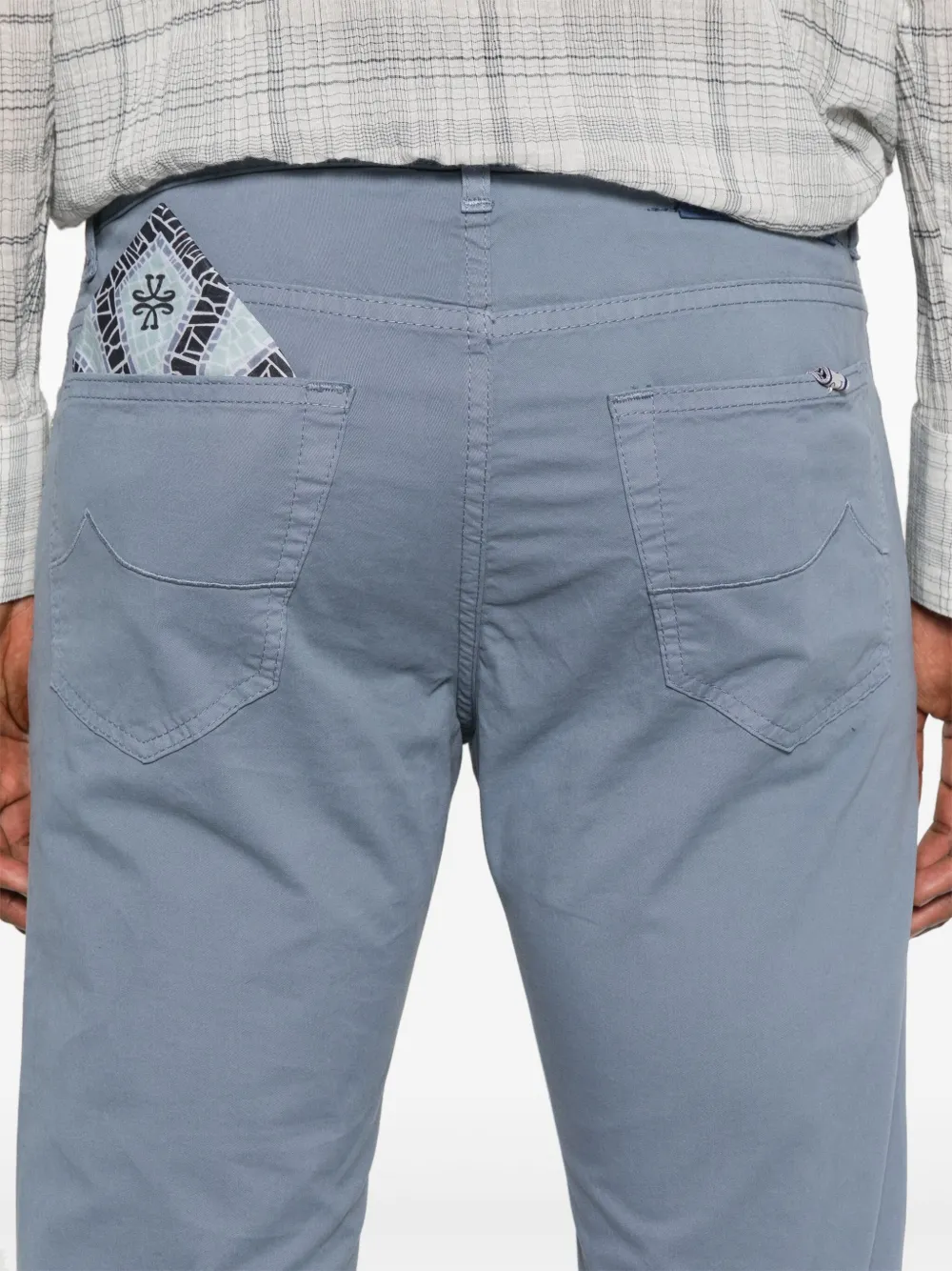 Jacob Cohën Bard Fast broek Blauw