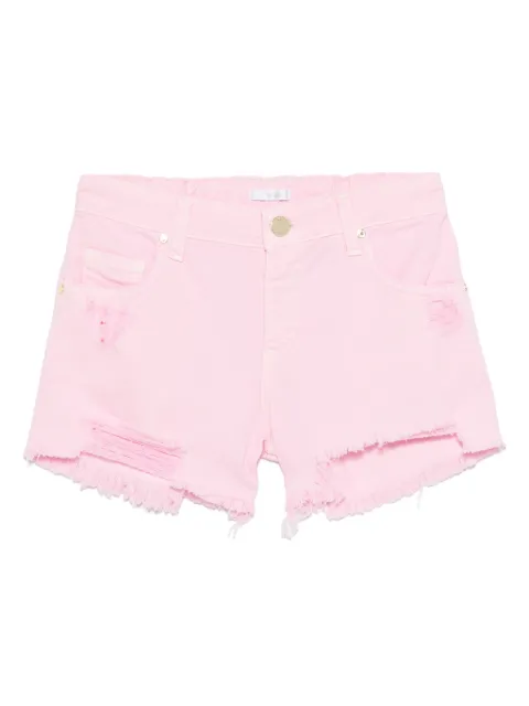 Miss Grant Kids frayed-brim shorts