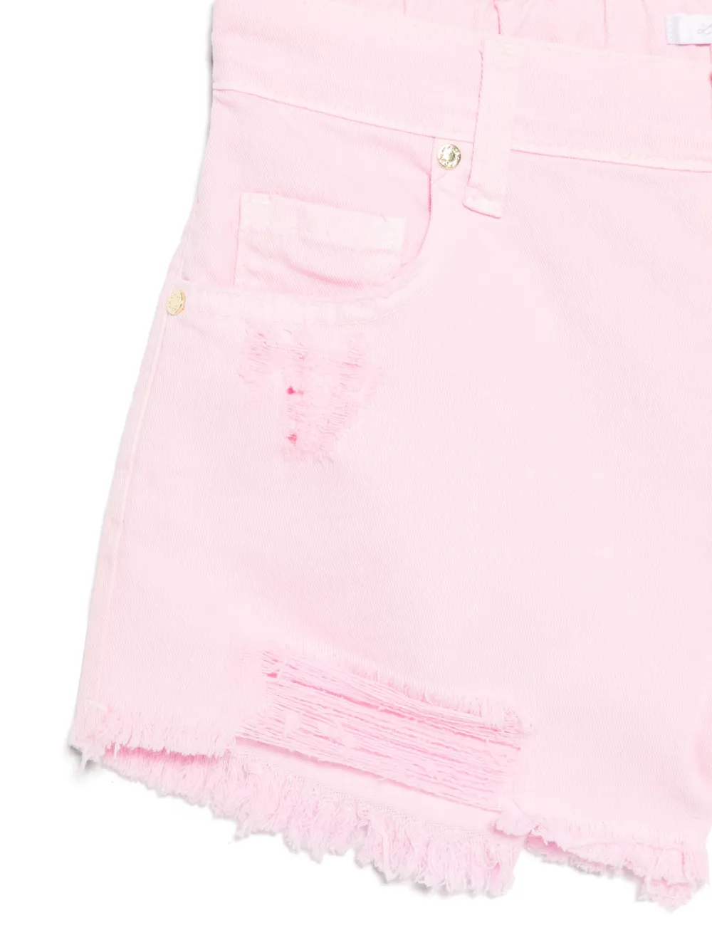 Miss Grant Kids Shorts met franje rand Roze