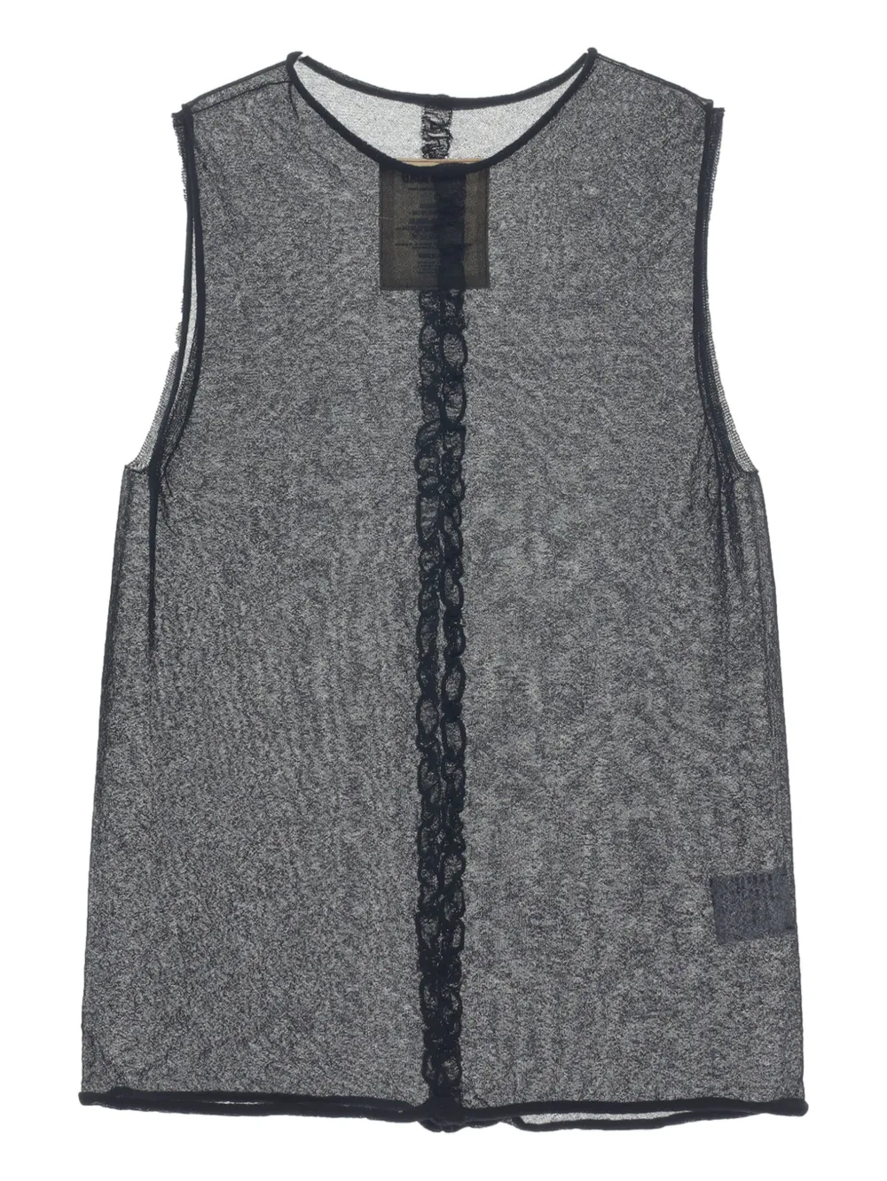 Uma Wang sleeveless top | Black | Image 1