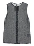 Uma Wang sleeveless top - Black