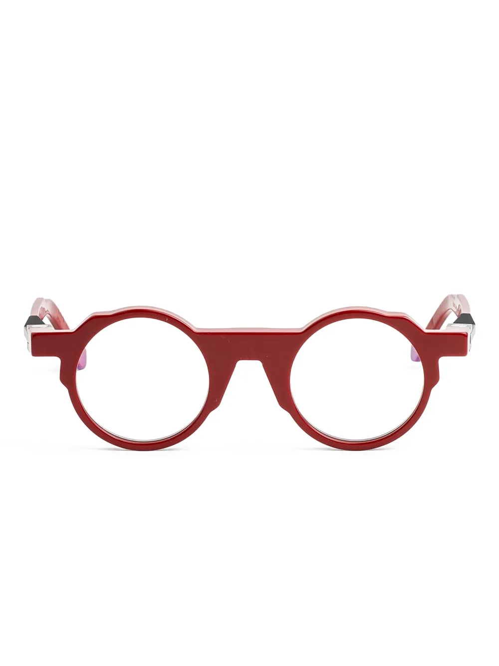 VAVA Eyewear round-frame glasses | Rot | Image 1