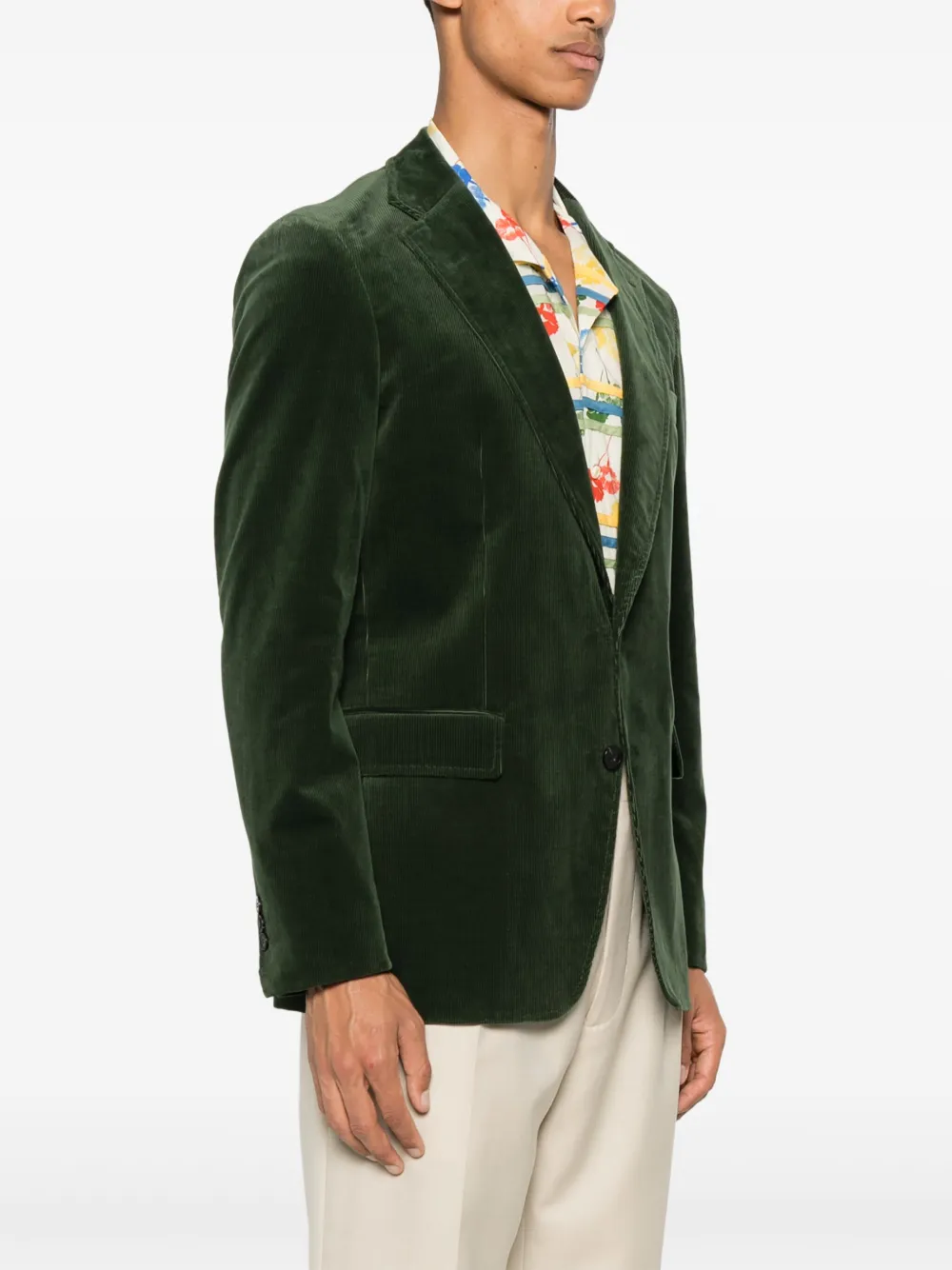 FURSAC Katoenen blazer Groen