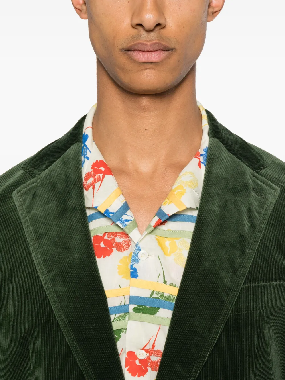 FURSAC Katoenen blazer Groen