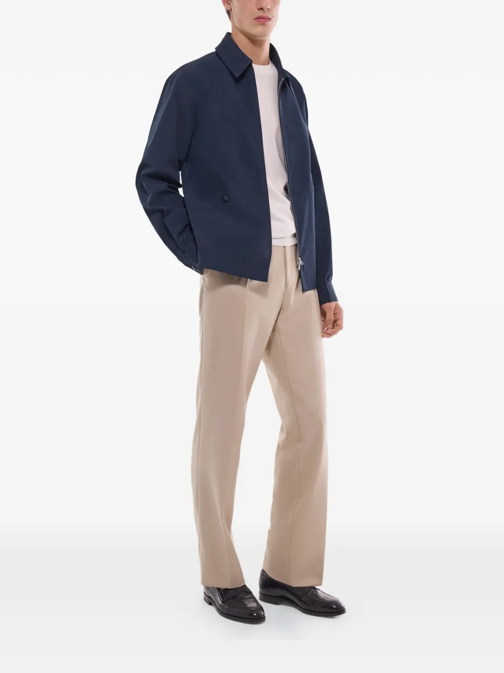 FURSAC classic-collar jacket - Blu