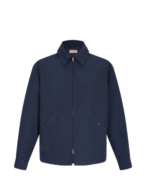 FURSAC Classic-collar Jacket in Blue