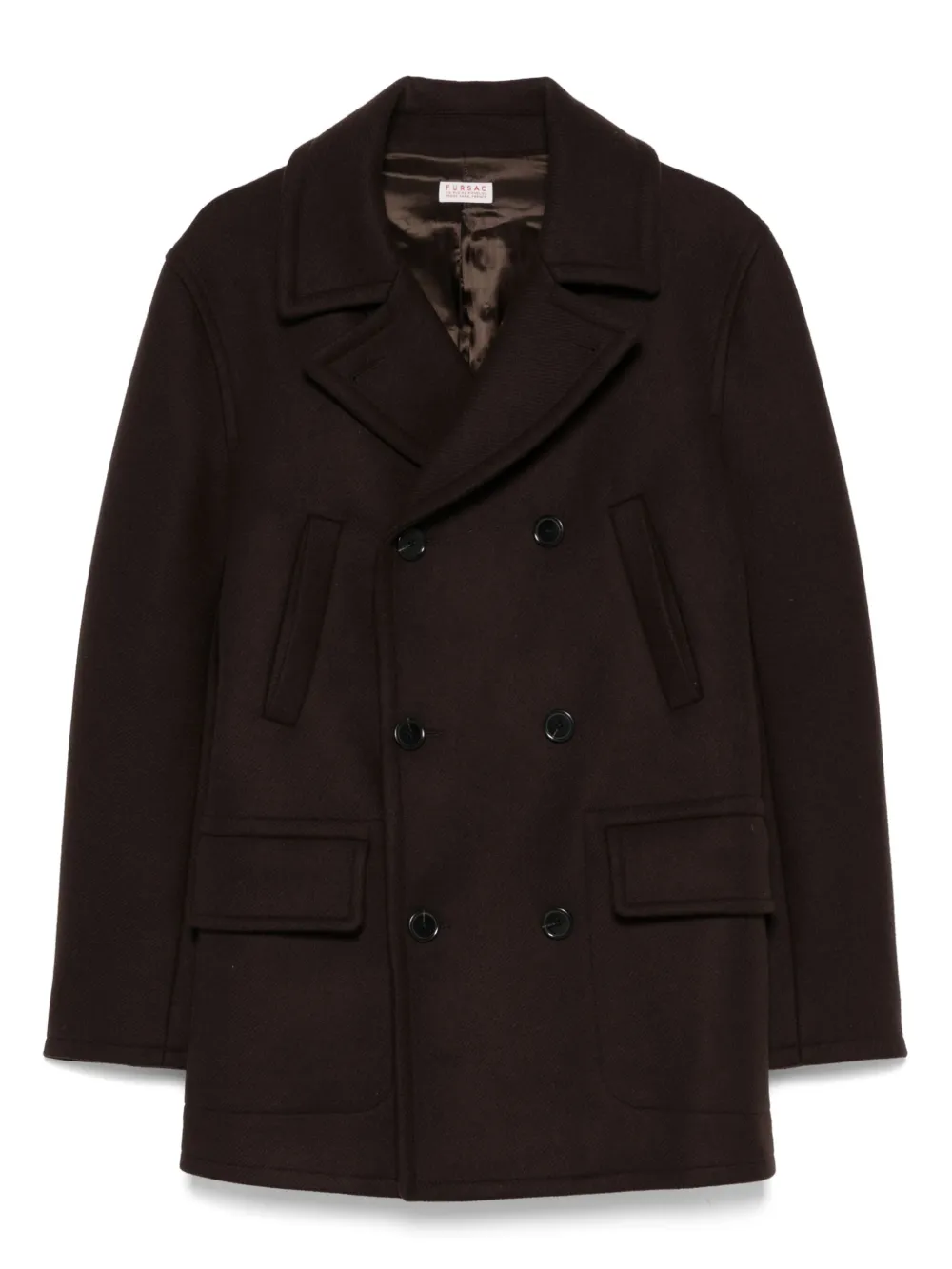 FURSAC twill coat | Brown | Image 1