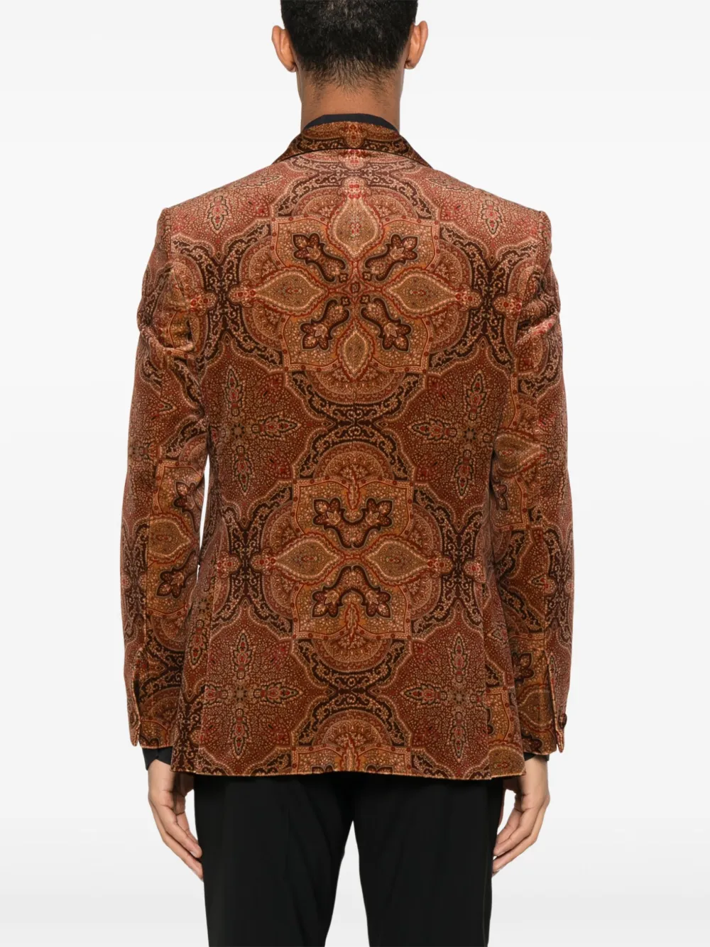 FURSAC Blazer met enkele rij knopen Bruin