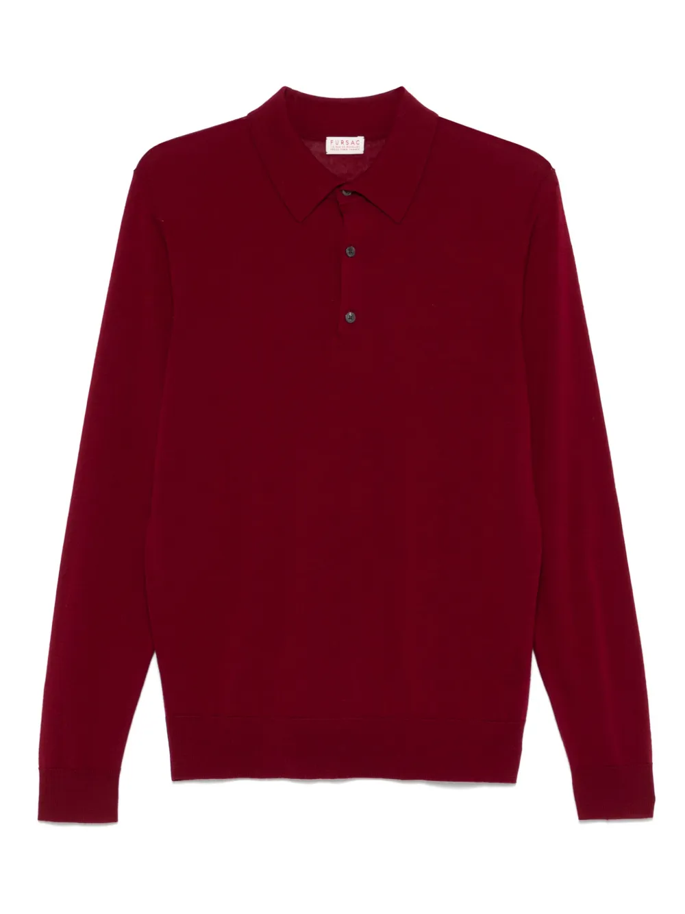 FURSAC wool polo shirt | Red | Image 1