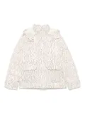 FURSAC striped padded jacket - Neutrals