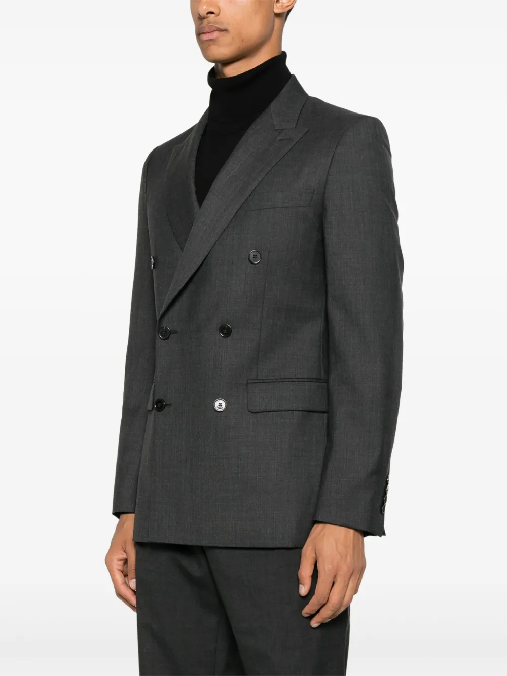 FURSAC Blazer van scheerwol Grijs