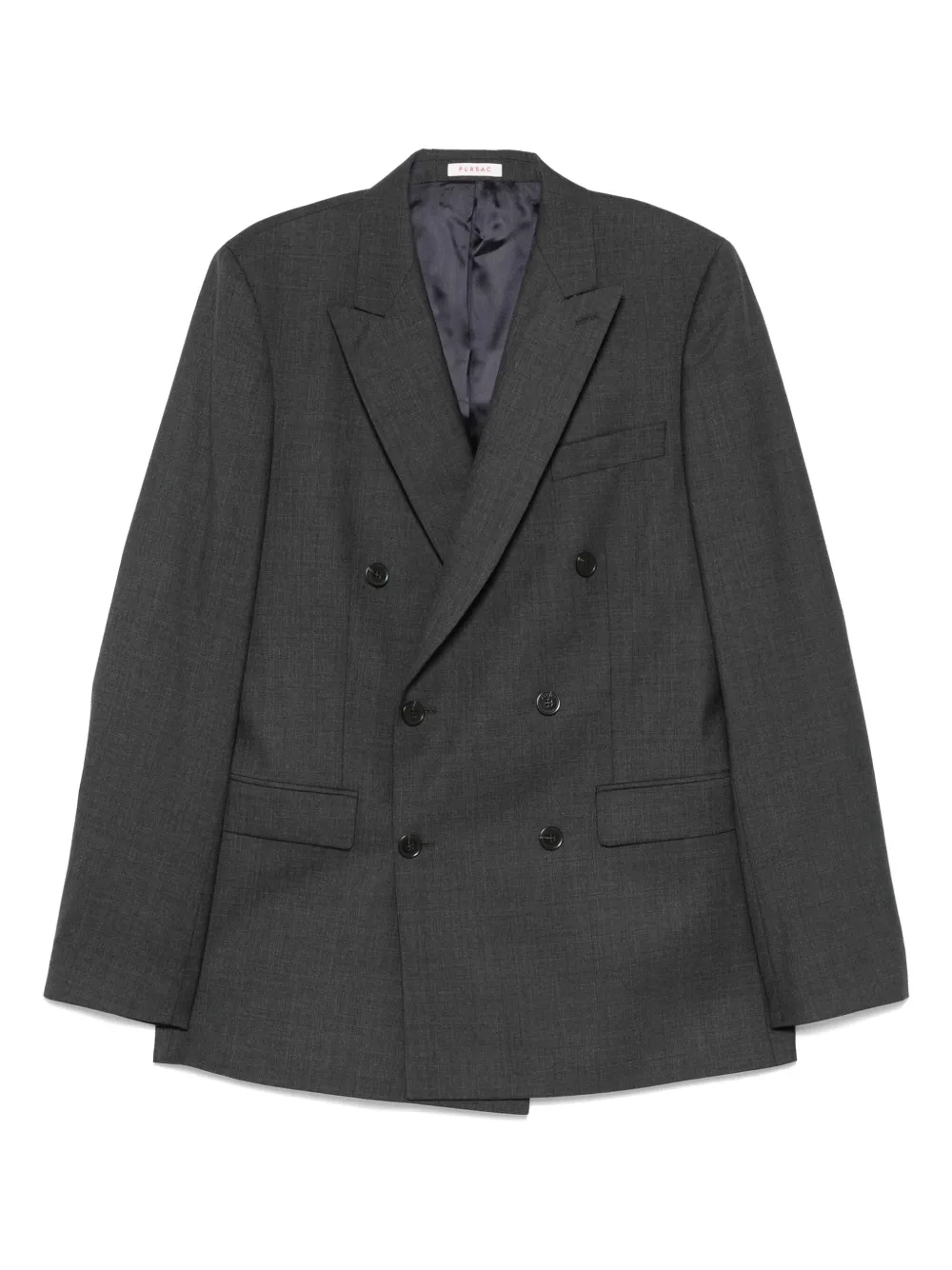 FURSAC Blazer van scheerwol Grijs