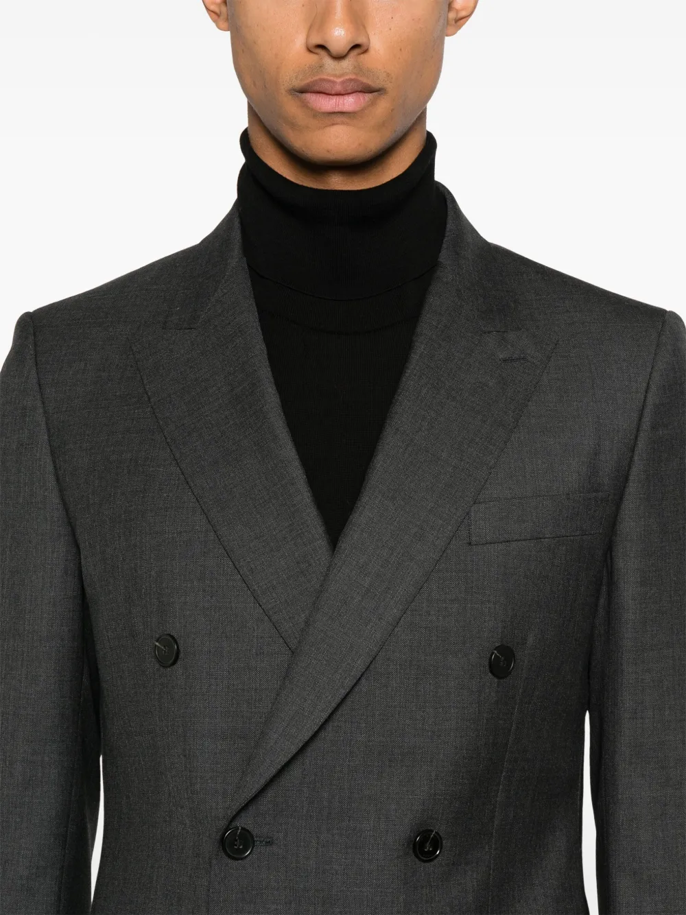 FURSAC Blazer van scheerwol Grijs