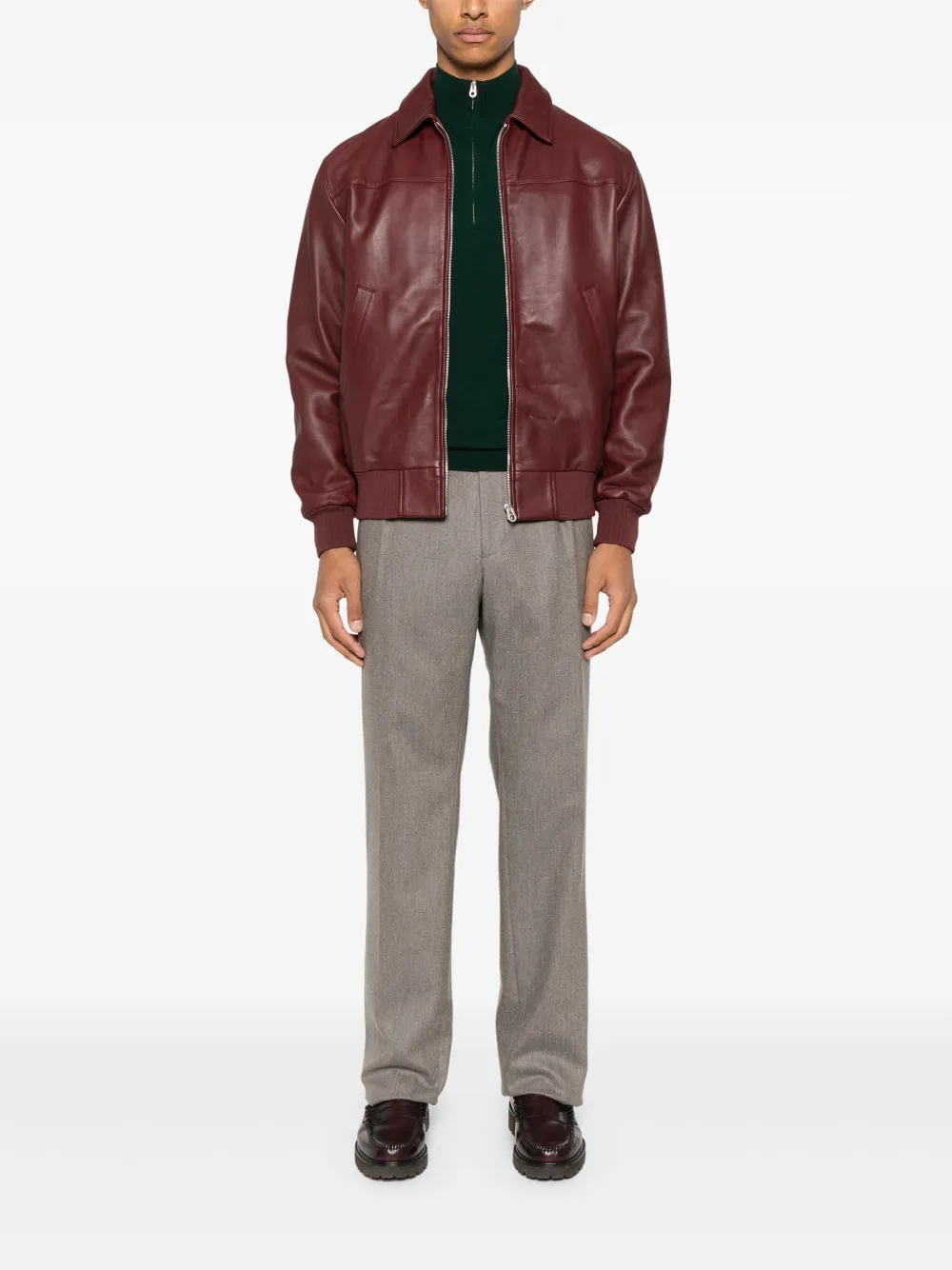FURSAC zip-up leather jacket | Leather Jackets | Image 2