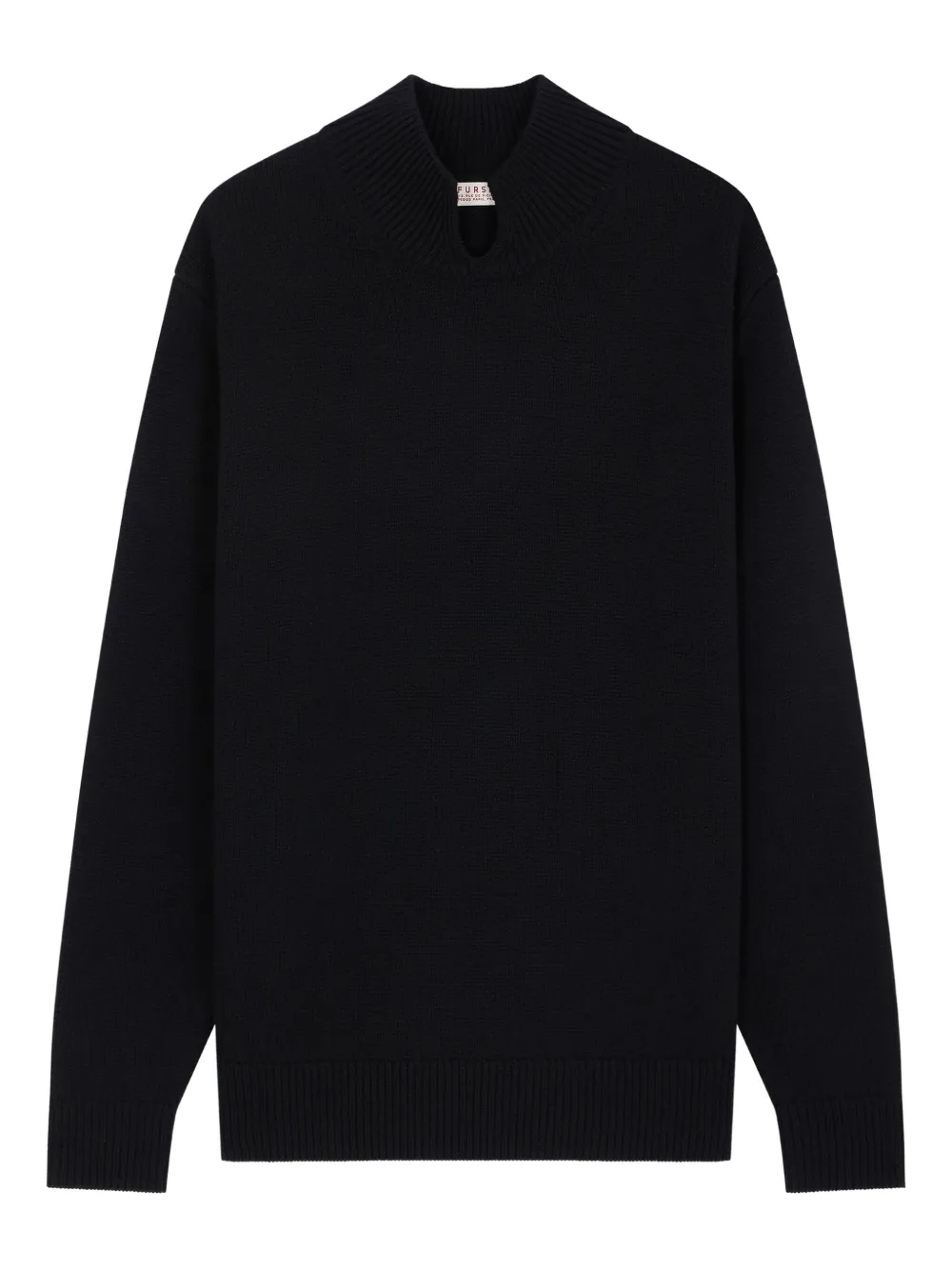 FURSAC suéter con abertura en el cuello | negro | Image 1