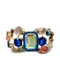 Jennifer Gibson Jewellery Pastel Shades Clamper cuff bracelet - Gold