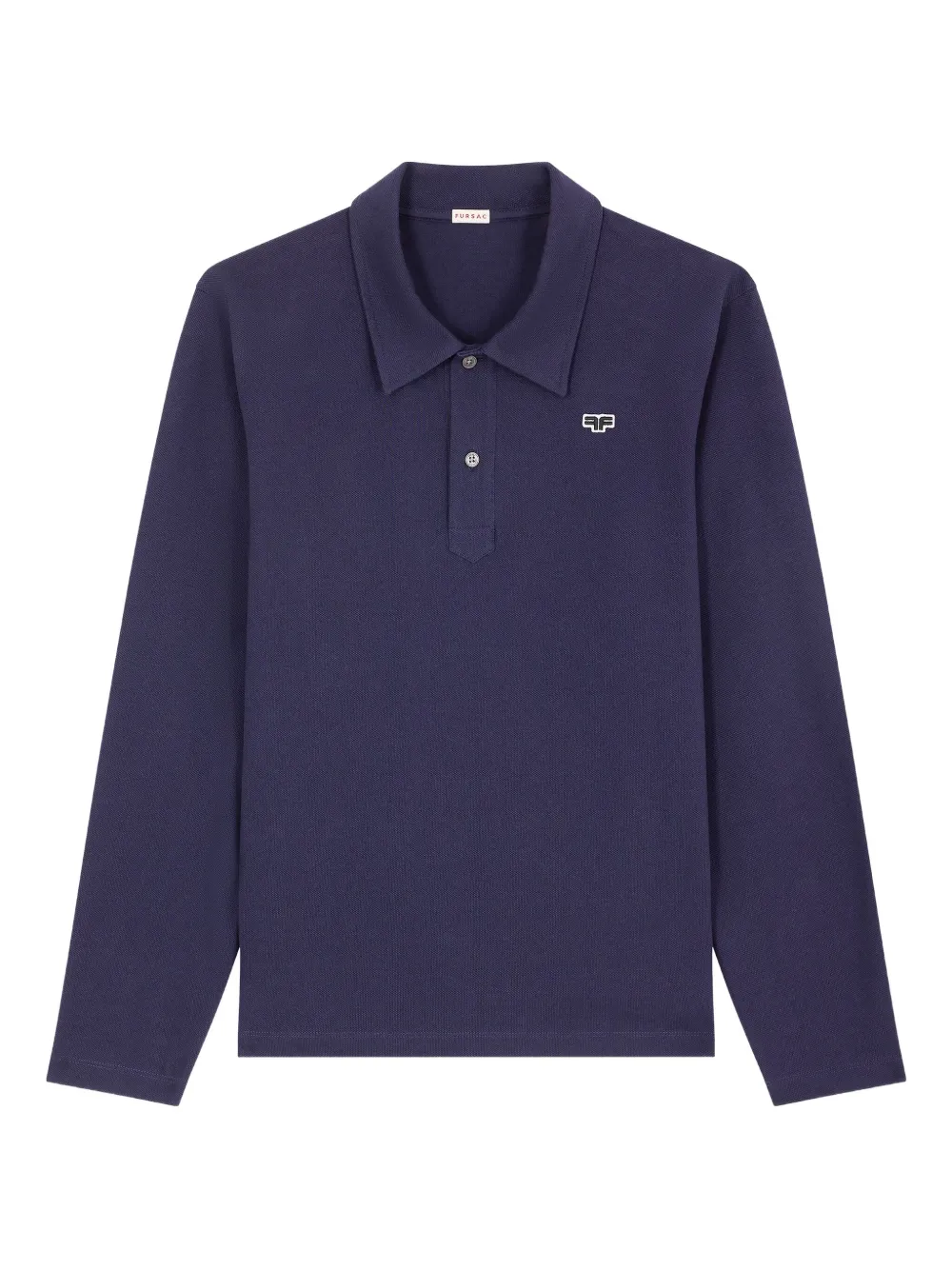 FURSAC long-sleeve logo polo shirt | Blue | Image 1