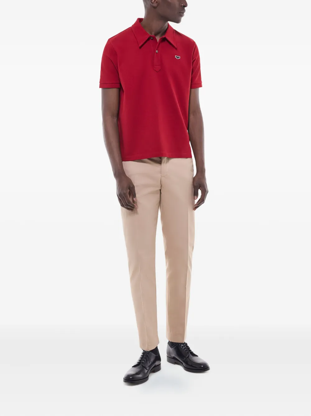 FURSAC Poloshirt met geborduurd logo Rood
