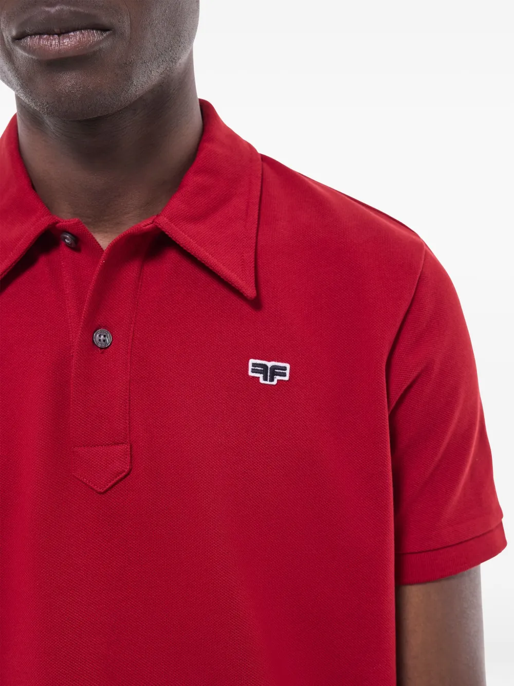 FURSAC Poloshirt met geborduurd logo Rood