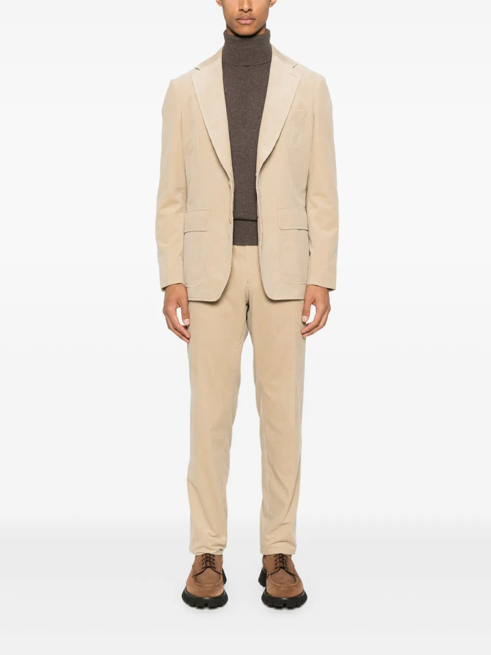 FURSAC Ribfluwelen broek - Beige