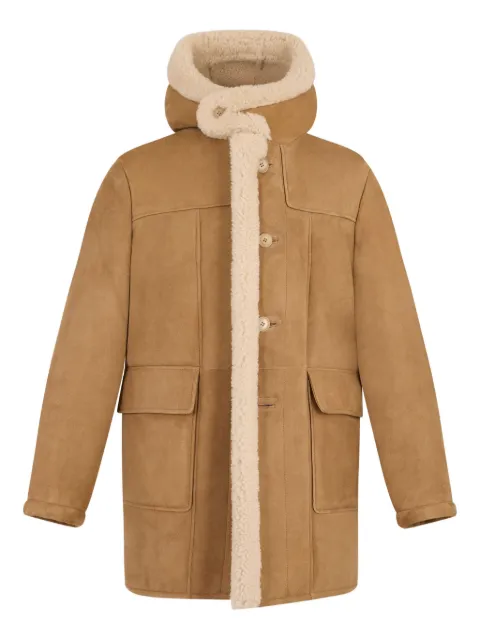 FURSAC hooded shearling coat