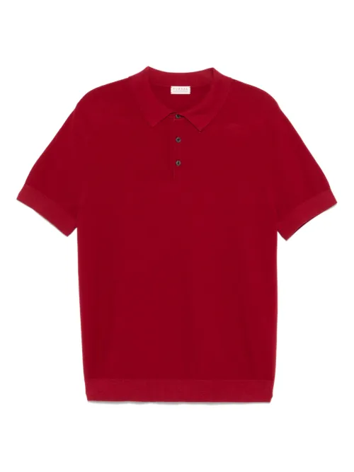 FURSAC polo en maille fine - Rouge - FURSAC - Modalova
