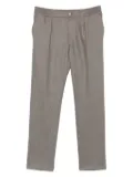 FURSAC wool elasticated-waistband trousers - Brown