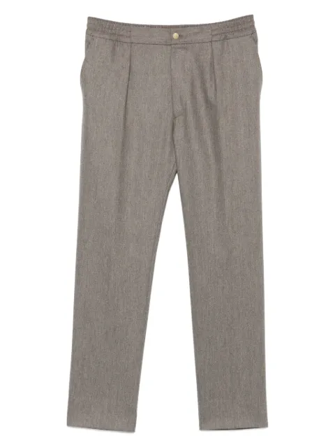 FURSAC pantalones de lana con pretina elástica