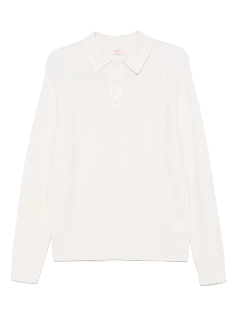 FURSAC Wollen poloshirt Beige