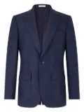 FURSAC patch-pocketed wool-blend blazer - Blue