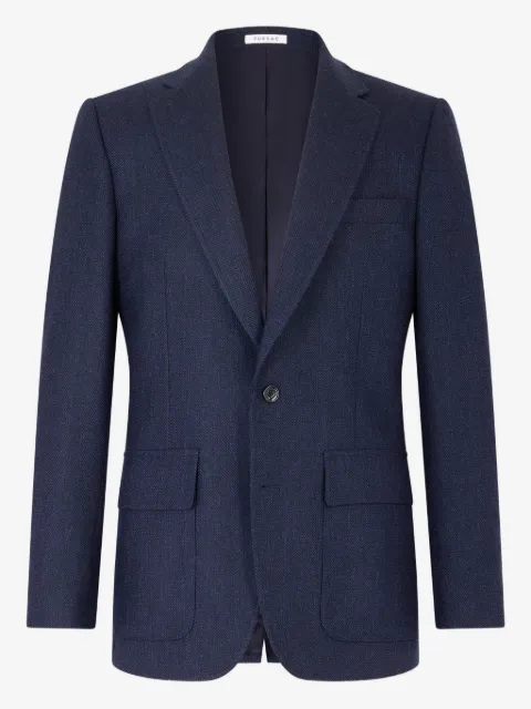 FURSAC patch-pocketed wool-blend blazer