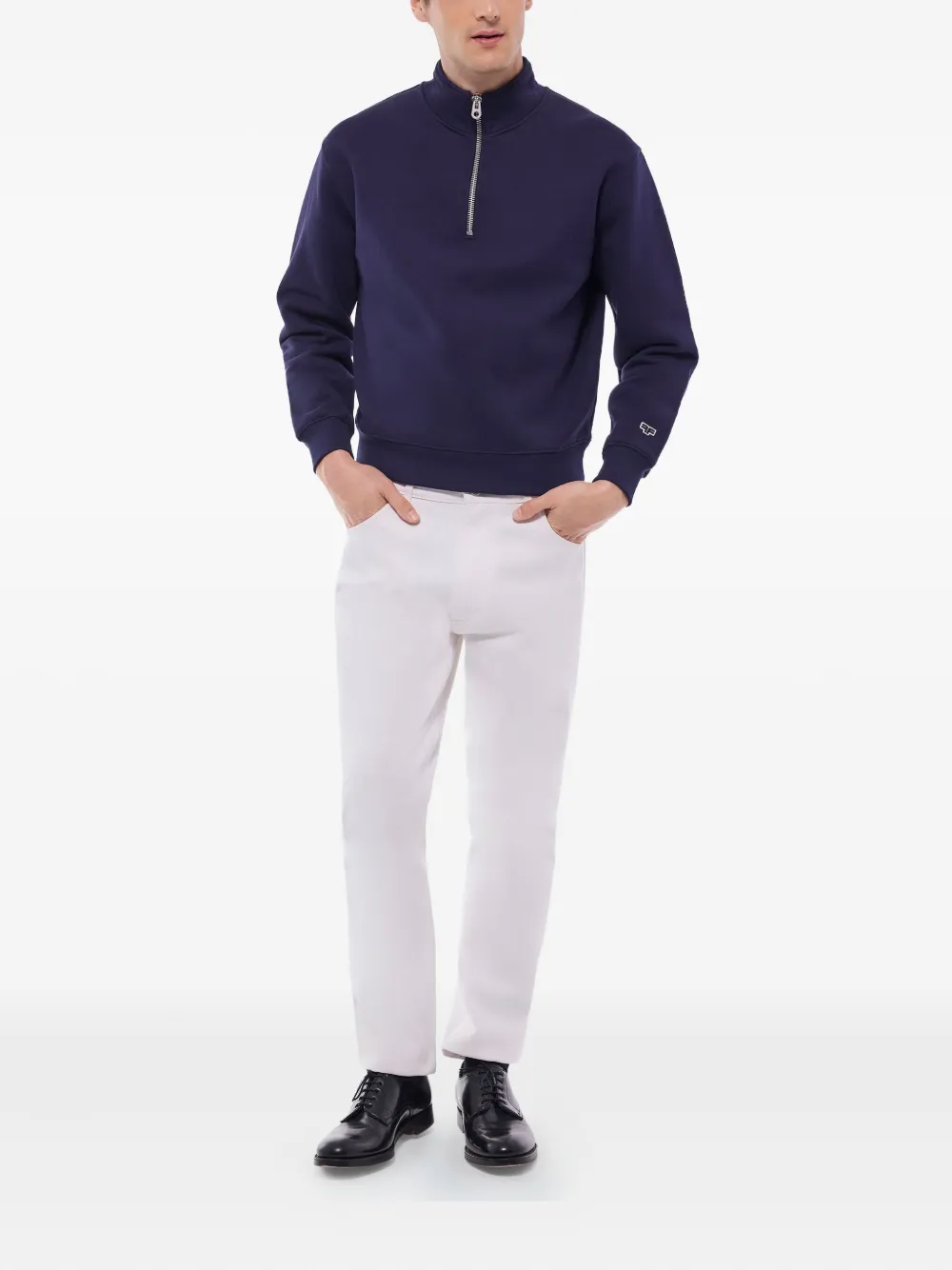 FURSAC Sweater met borduurwerk - Blauw