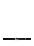 FURSAC leather silver-buckle belt - Black