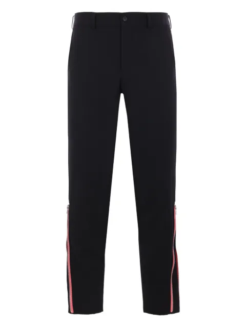 Comme des Garçons Homme Plus wool zip-detail trousers
