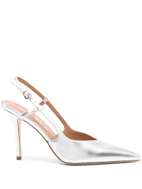Lella Baldi zapatillas metalizadas con tacón de 100mm