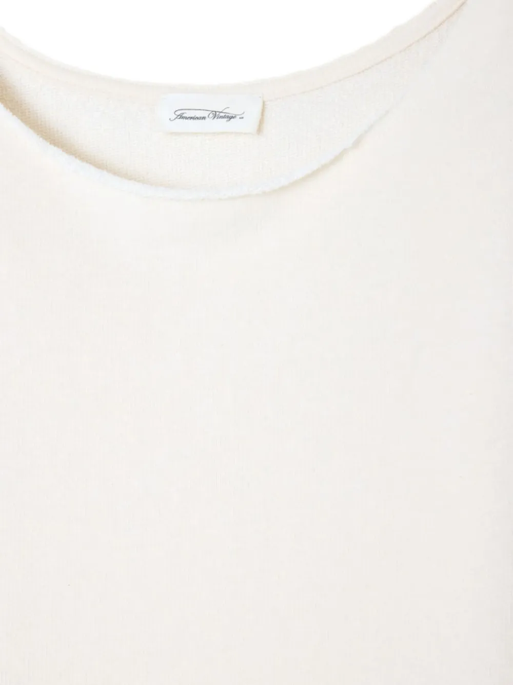American Vintage cropped sweatshirt Beige