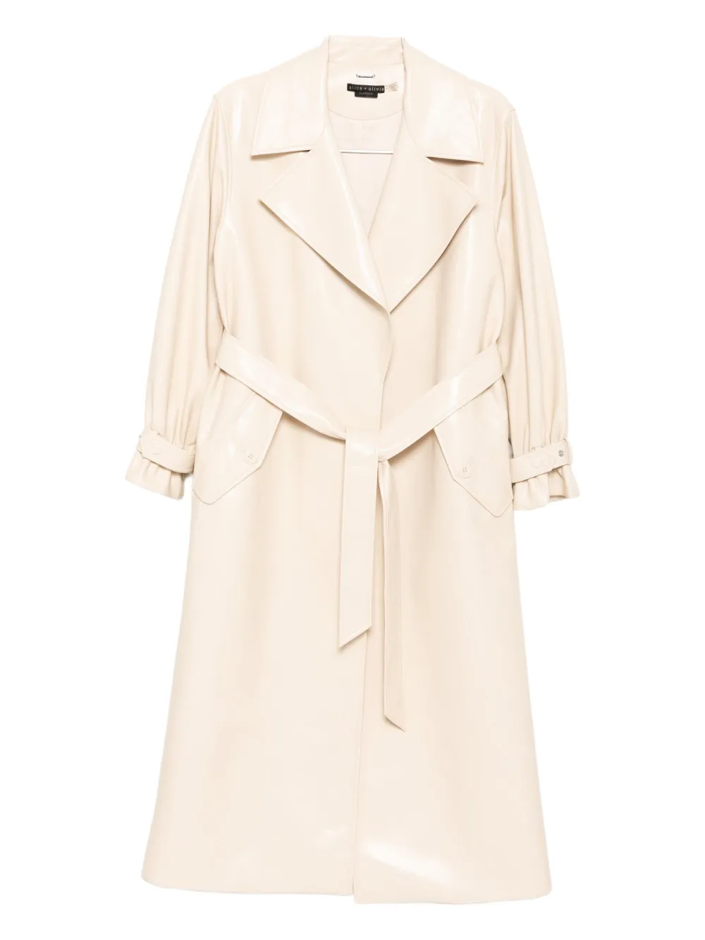 Alice + olivia Sullivan coat Beige