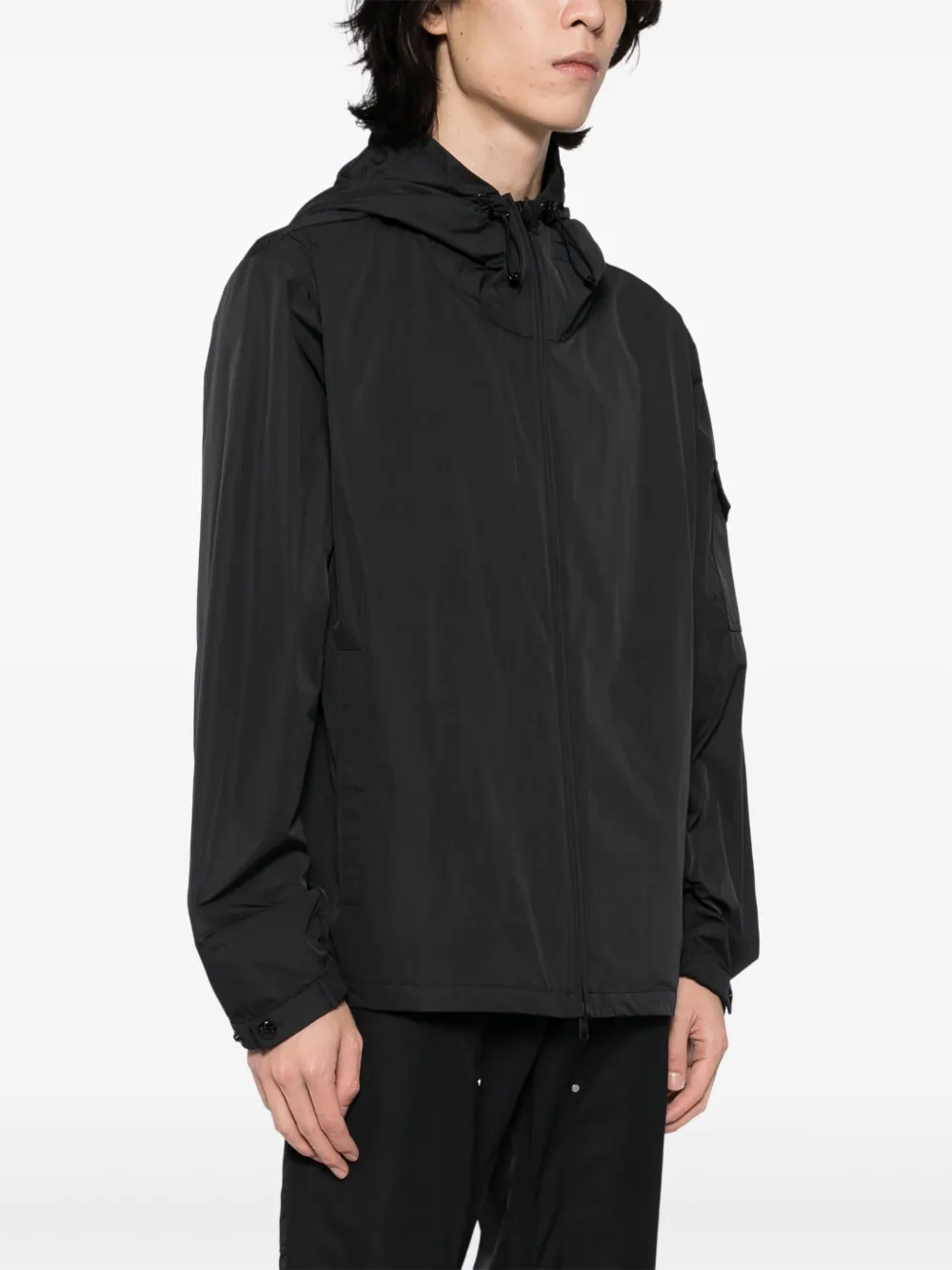 Moncler Sassiere jack met capuchon Zwart