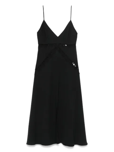 NISSA vestido midi bordado
